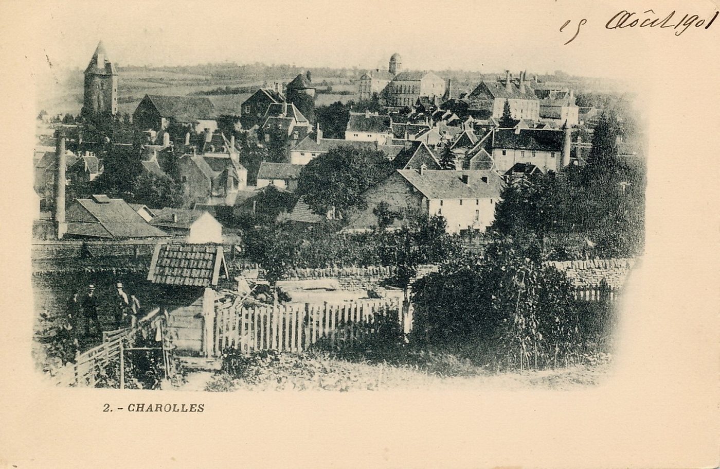 Charolles. Vue d'ensemble.