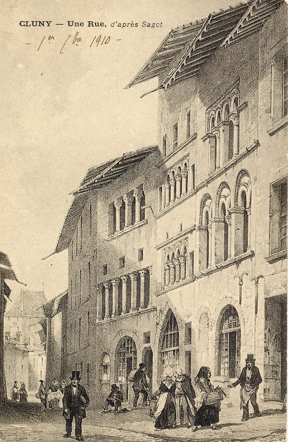 Cluny. Une rue d'après Sagot.