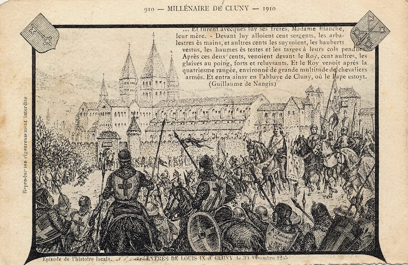 Millénaire de Cluny. 1910.