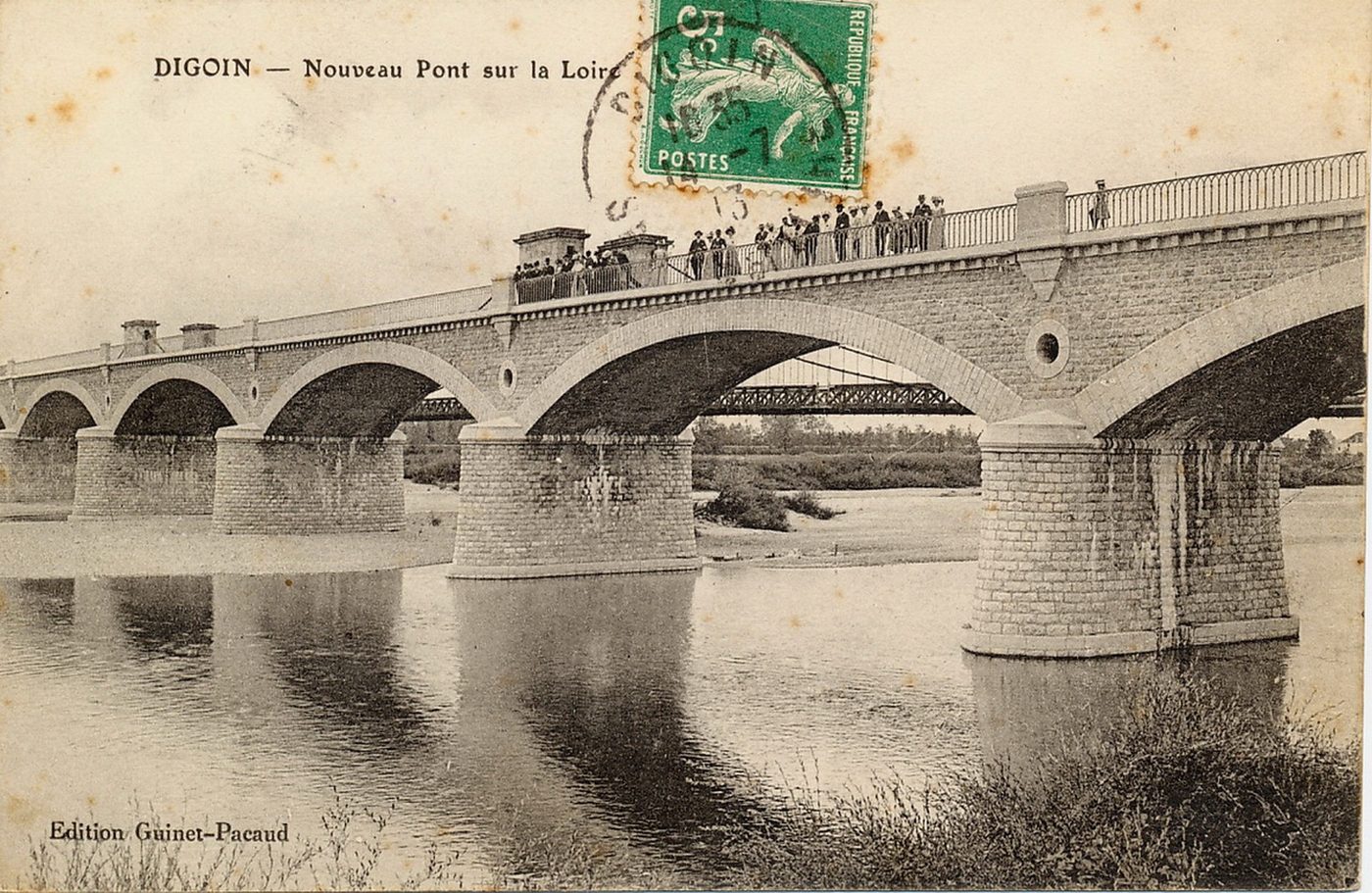 Digoin. Nouveau pont sur la Loire.