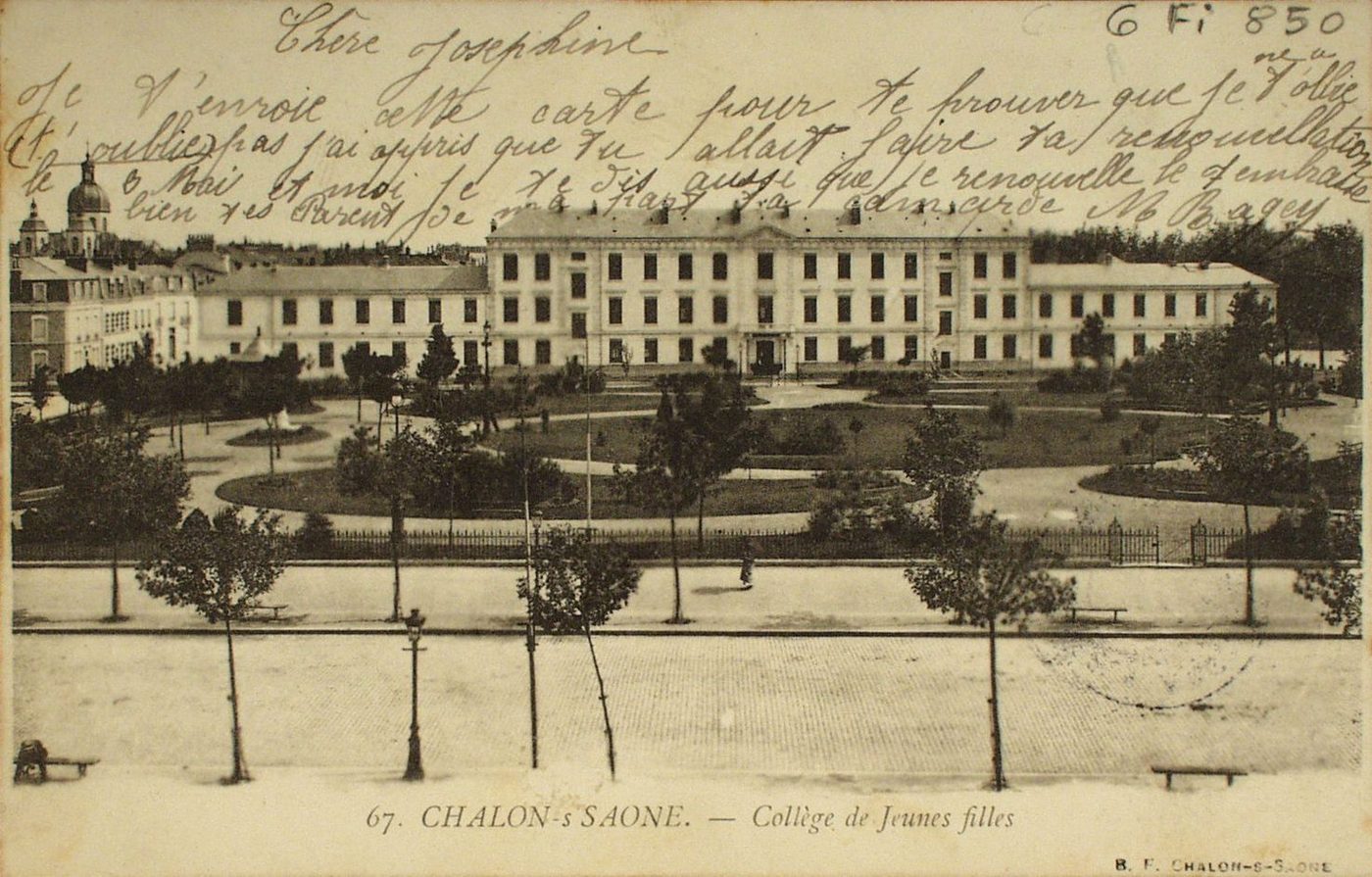 Chalon-sur-Saône. Collège de jeunes filles.
