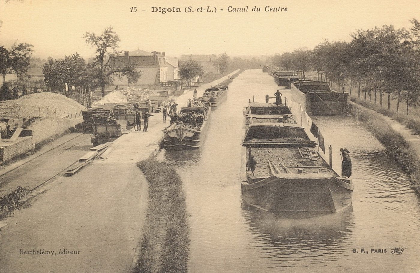 Digoin. Canal du centre.