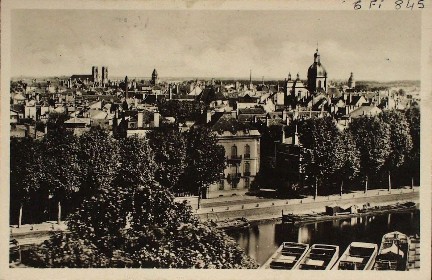 Chalon-sur-Saône. Vue générale.