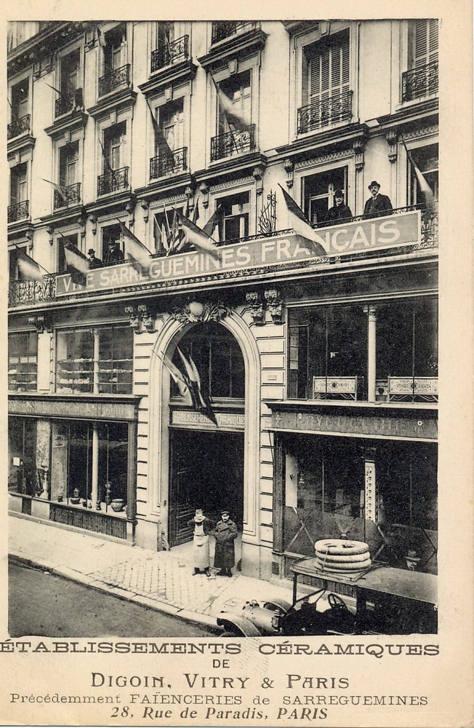 Etablissements céramiques de Digoin, Vitry et Paris.