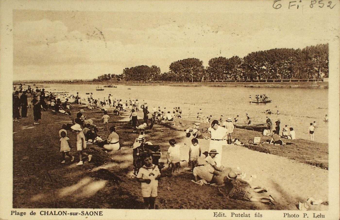 Plage de Chalon-sur-Saône.