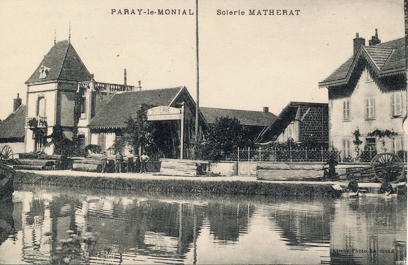 Paray-le-Monial. Scierie Matherat.