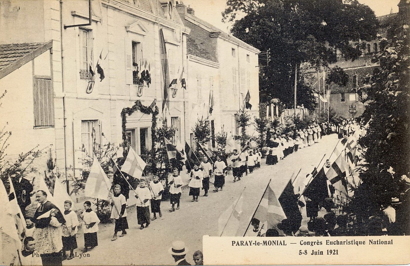 Paray-le-Monial. Congrès eucharistique national les 5-8 juin 1921.