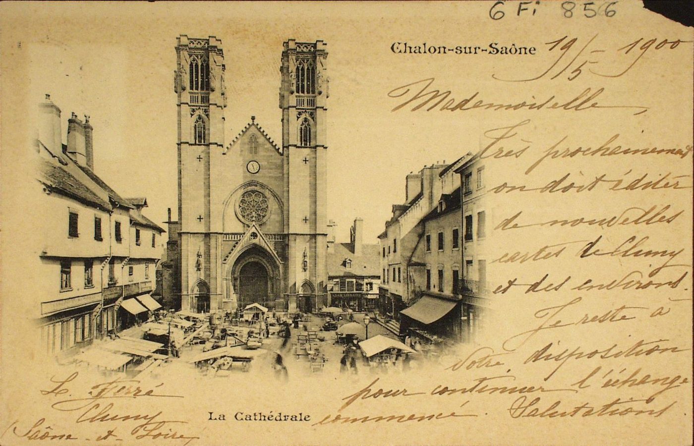 Chalon-sur-Saône. La cathédrale.