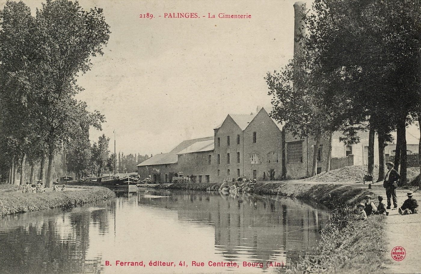 Palinges. La cimenterie.