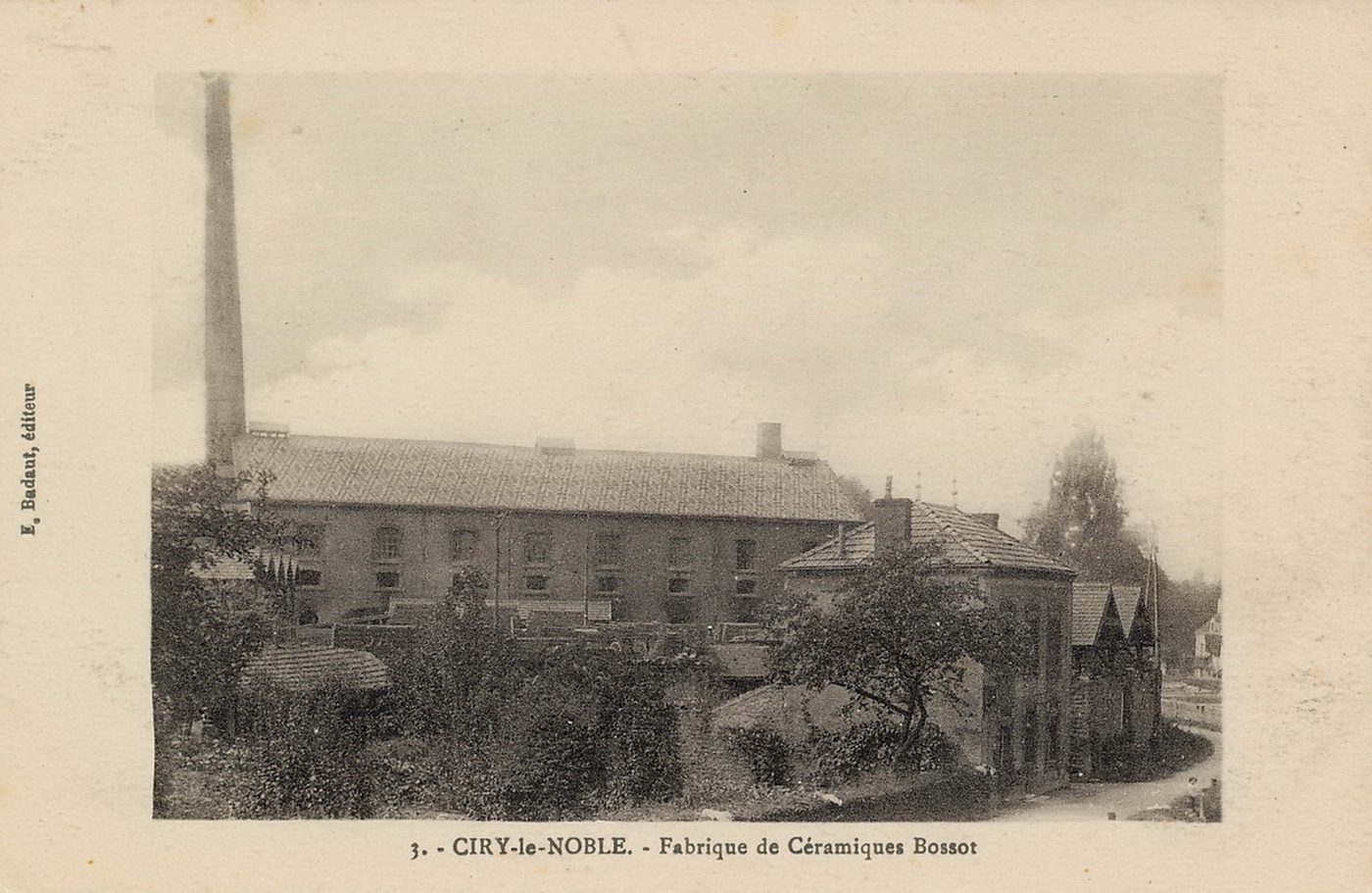 Ciry-le-Noble. Fabrique de céramiques Bossot.