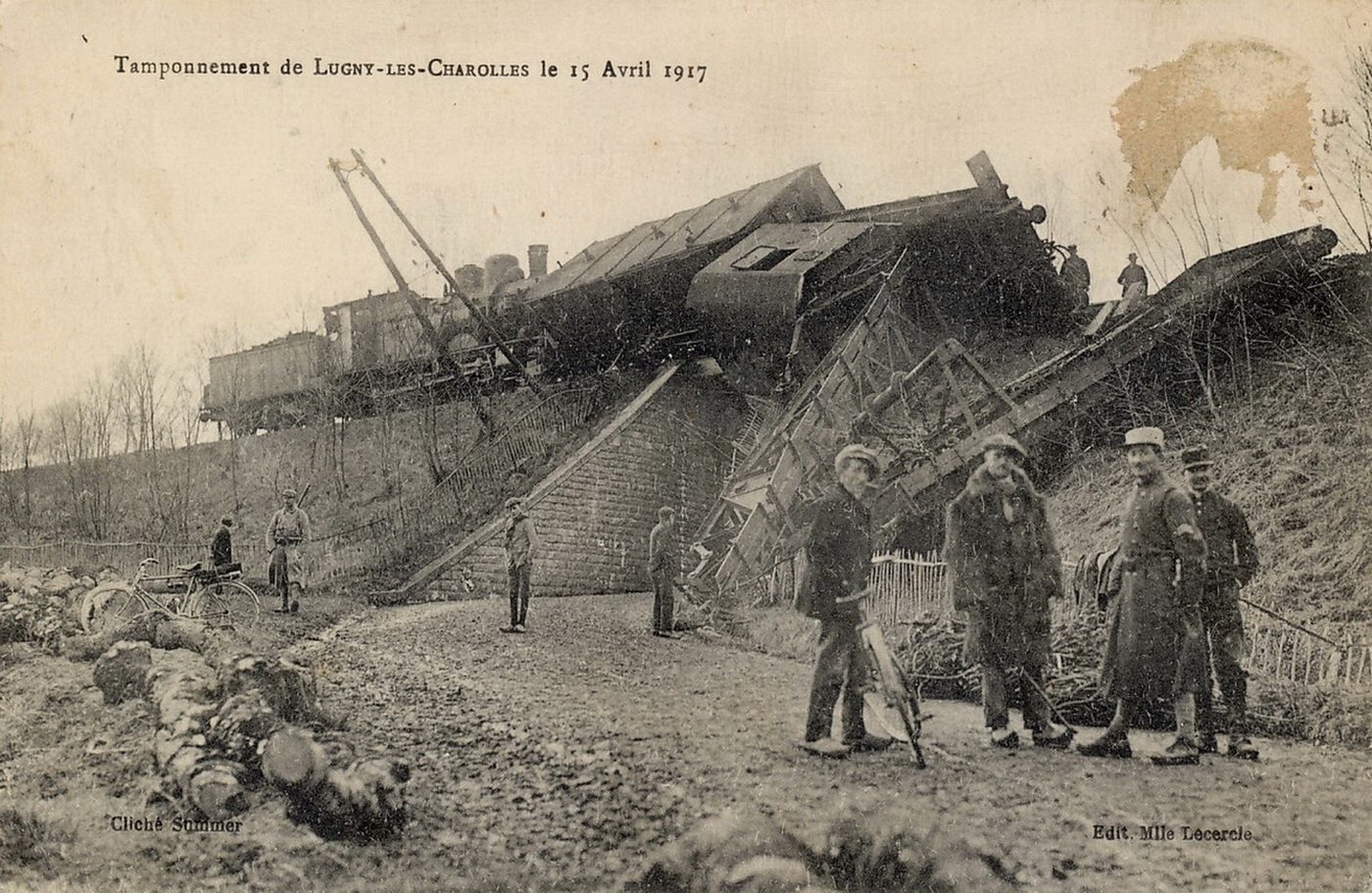 Tamponnement de Lugny-lès-Charolles le 15 avril 1917.