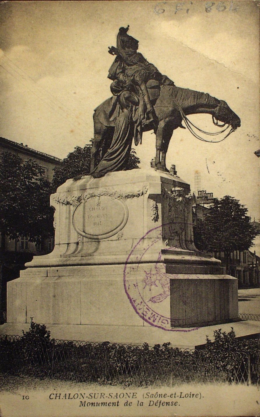 Chalon-sur-Saône. Monument de la défense.