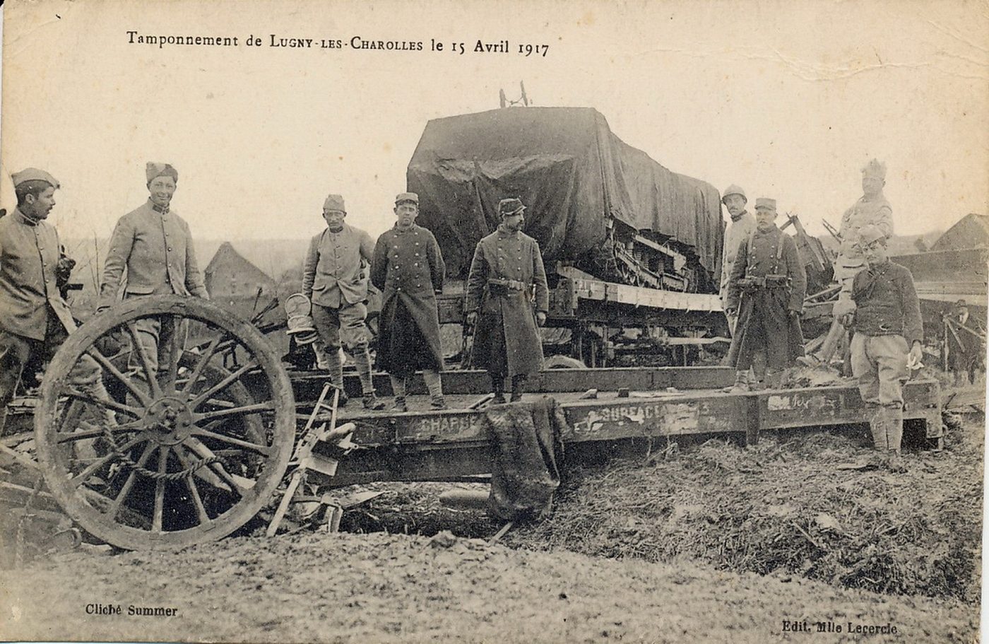 Tamponnement de Lugny-lès-Charolles le 15 avril 1917.