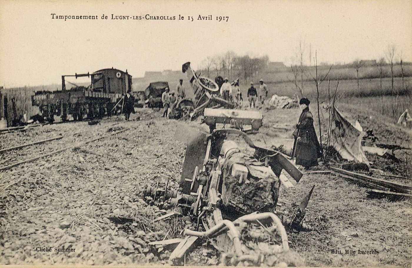 Tamponnement de Lugny-lès-Charolles le 15 avril 1917.