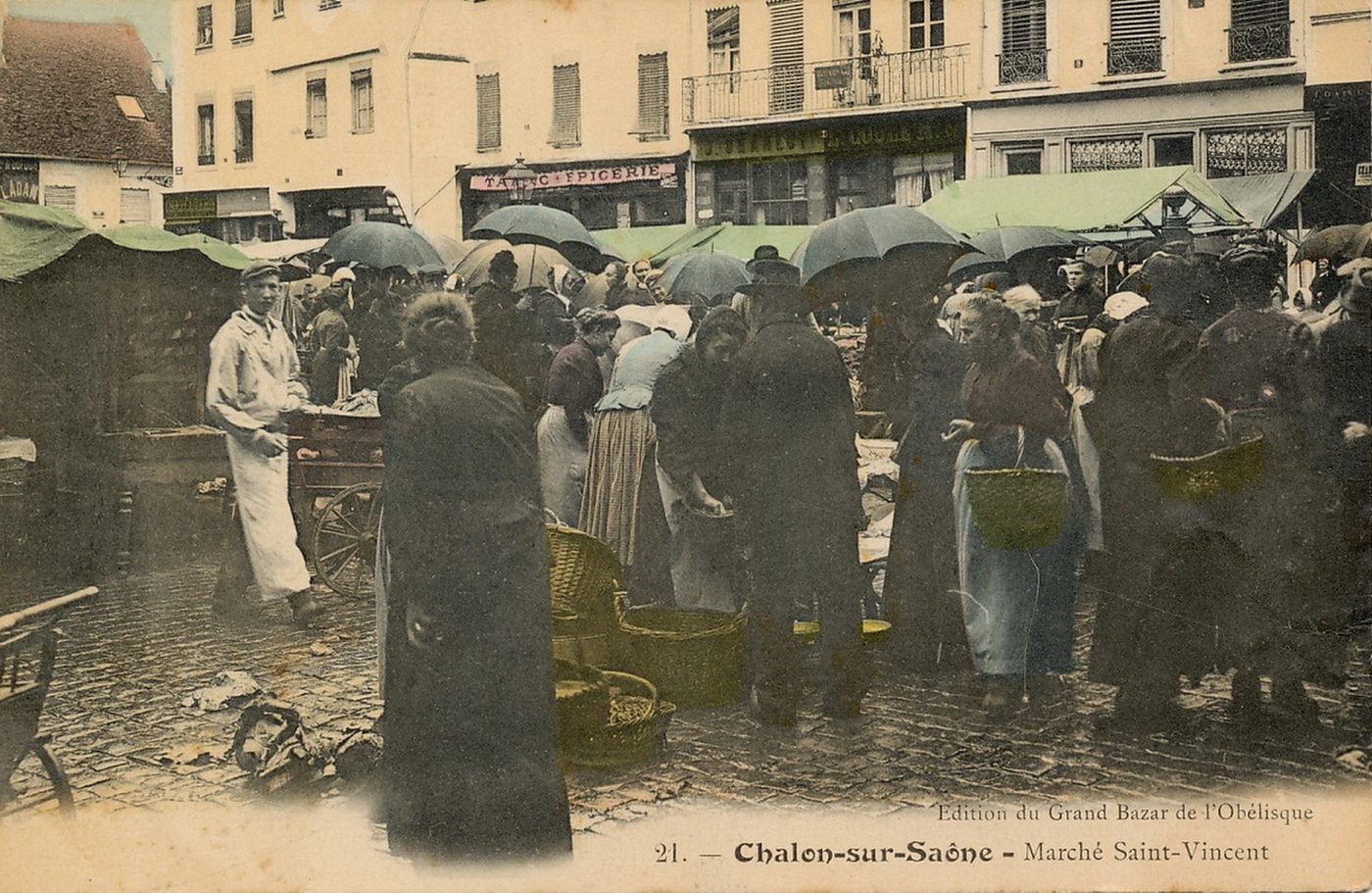 Chalon-sur-Saône. Marché Saint-Vincent.
