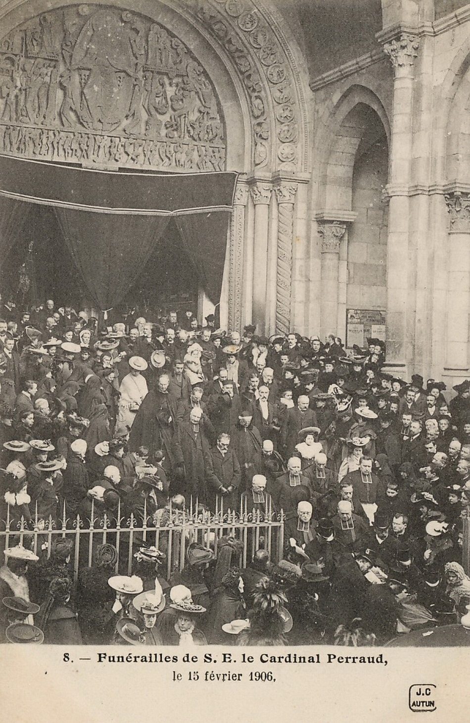 Funérailles de S.E. le cardinal Perraud le 15 février 1906.