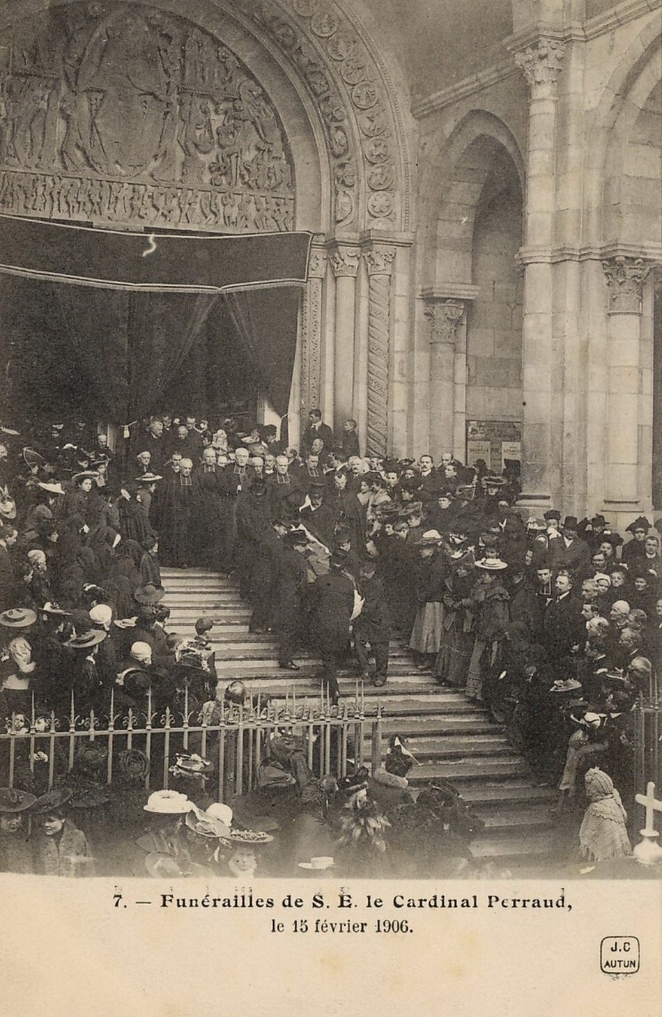 Funérailles de S.E. le cardinal Perraud le 15 février 1906.