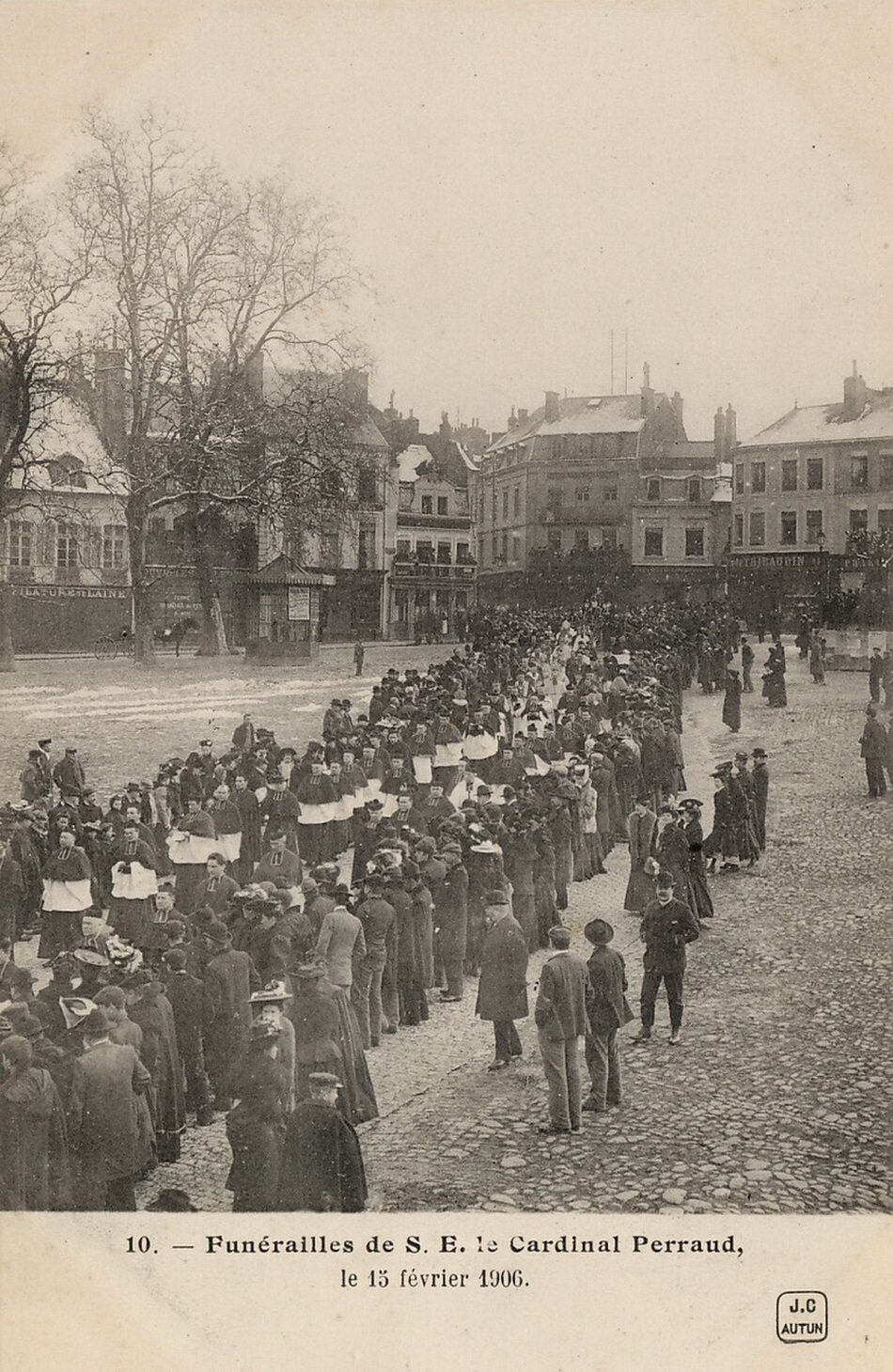 Funérailles de S.E. le cardinal Perraud le 15 février 1906.
