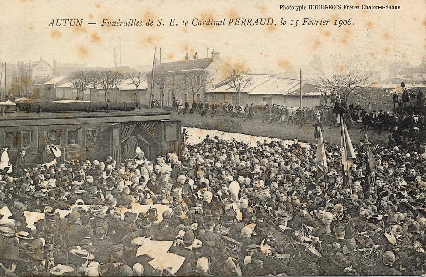 Funérailles de S.E. le cardinal Perraud le 15 février 1906.