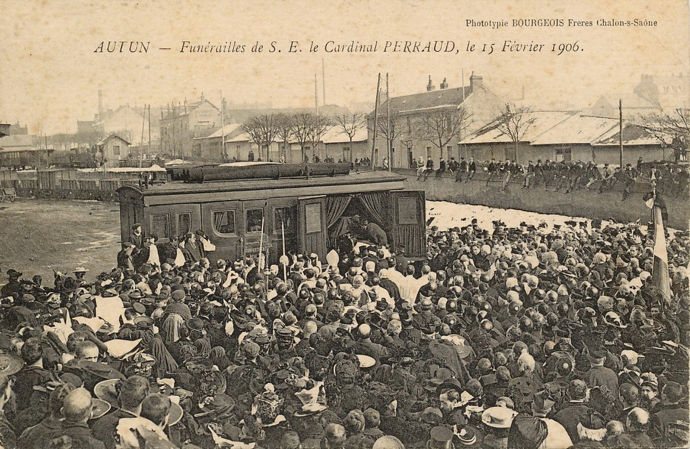 Funérailles de S.E. le cardinal Perraud le 15 février 1906.