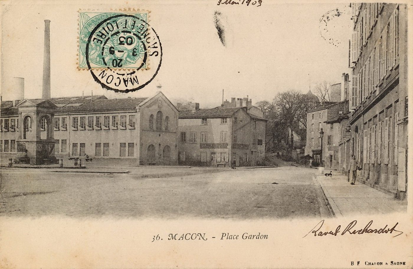 Mâcon. Place Gardon.