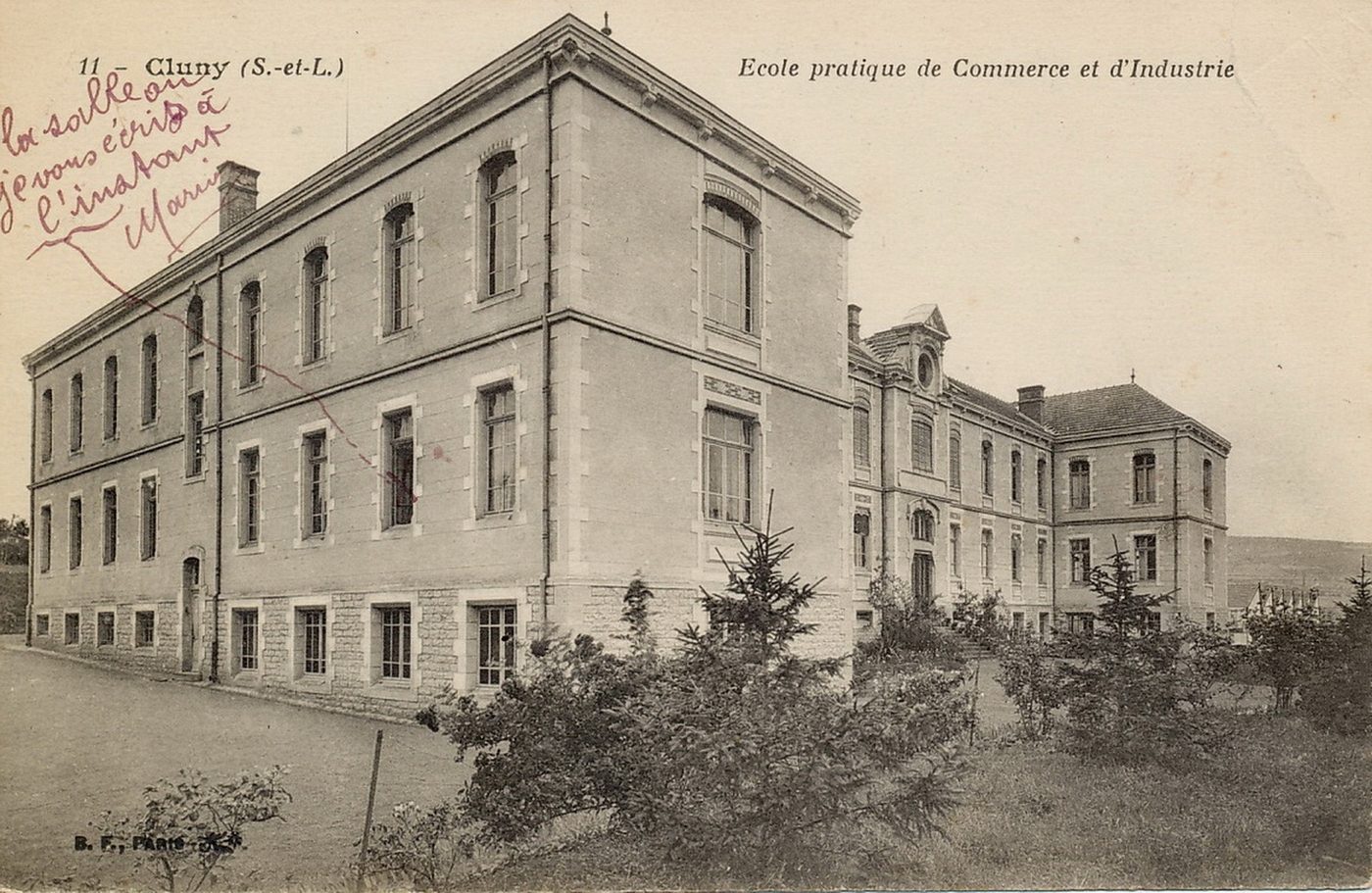Cluny. Ecole pratique de commerce et d'industrie.