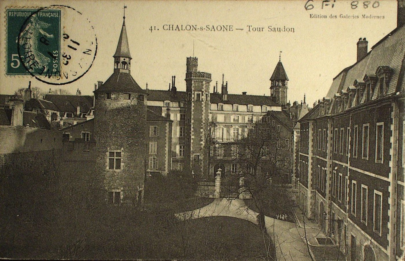 Chalon-sur-Saône. Tour Saudon.