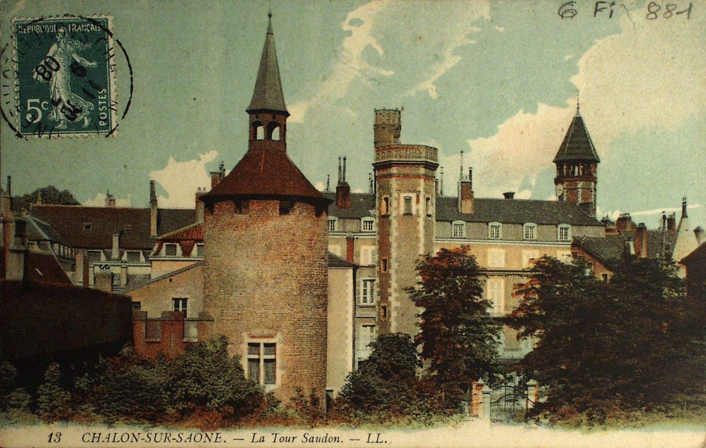 Chalon-sur-Saône. La tour Saudon.