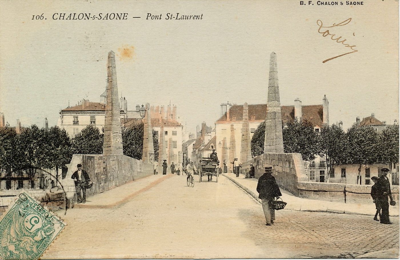 Chalon-sur-Saône. Pont Saint-Laurent.