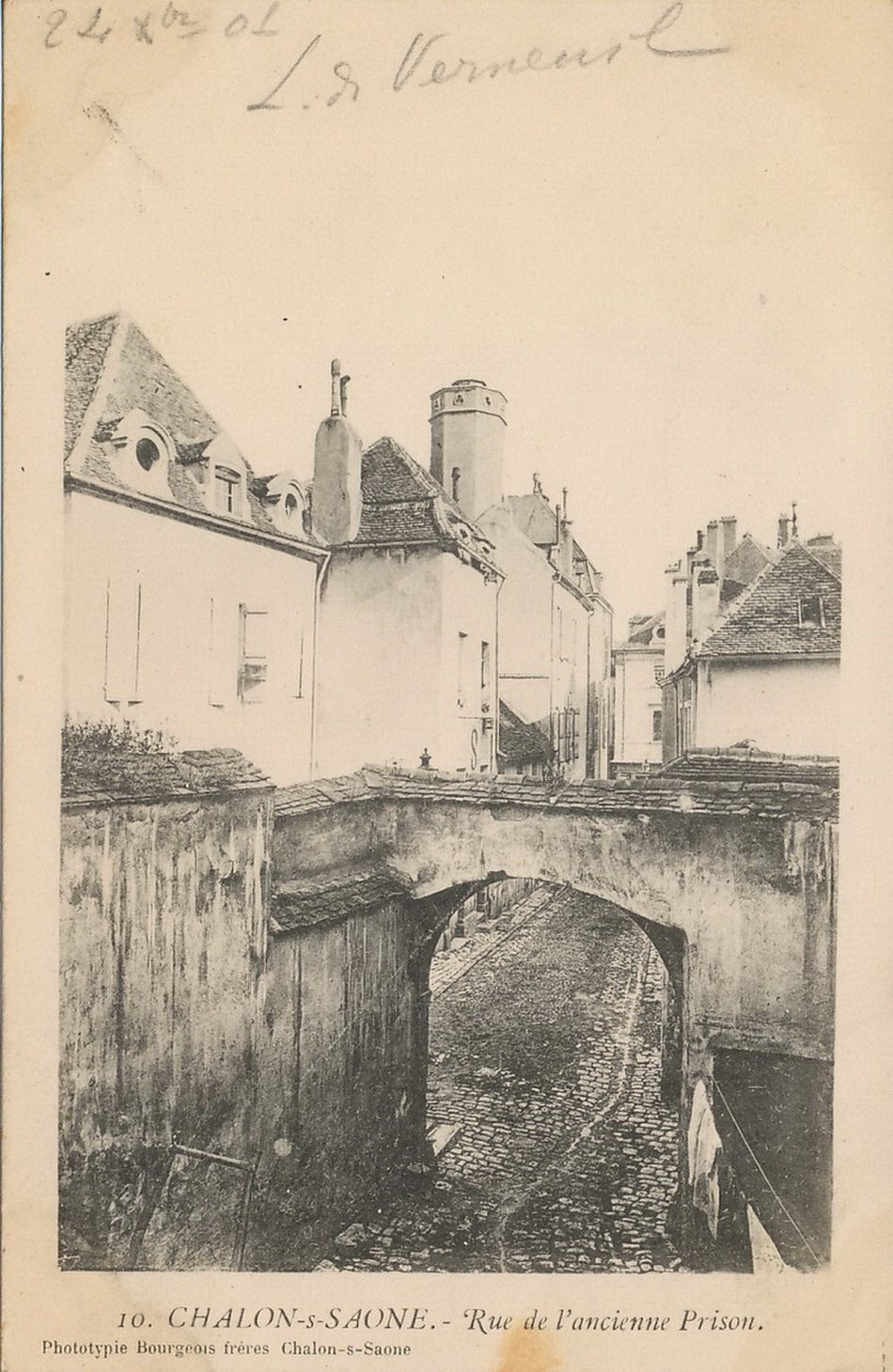 Chalon-sur-Saône. Rue de l'ancienne prison.