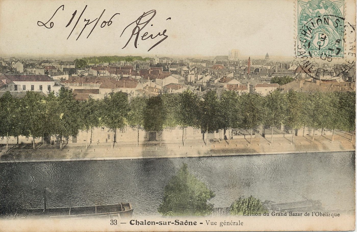 Chalon-sur-Saône. Vue générale