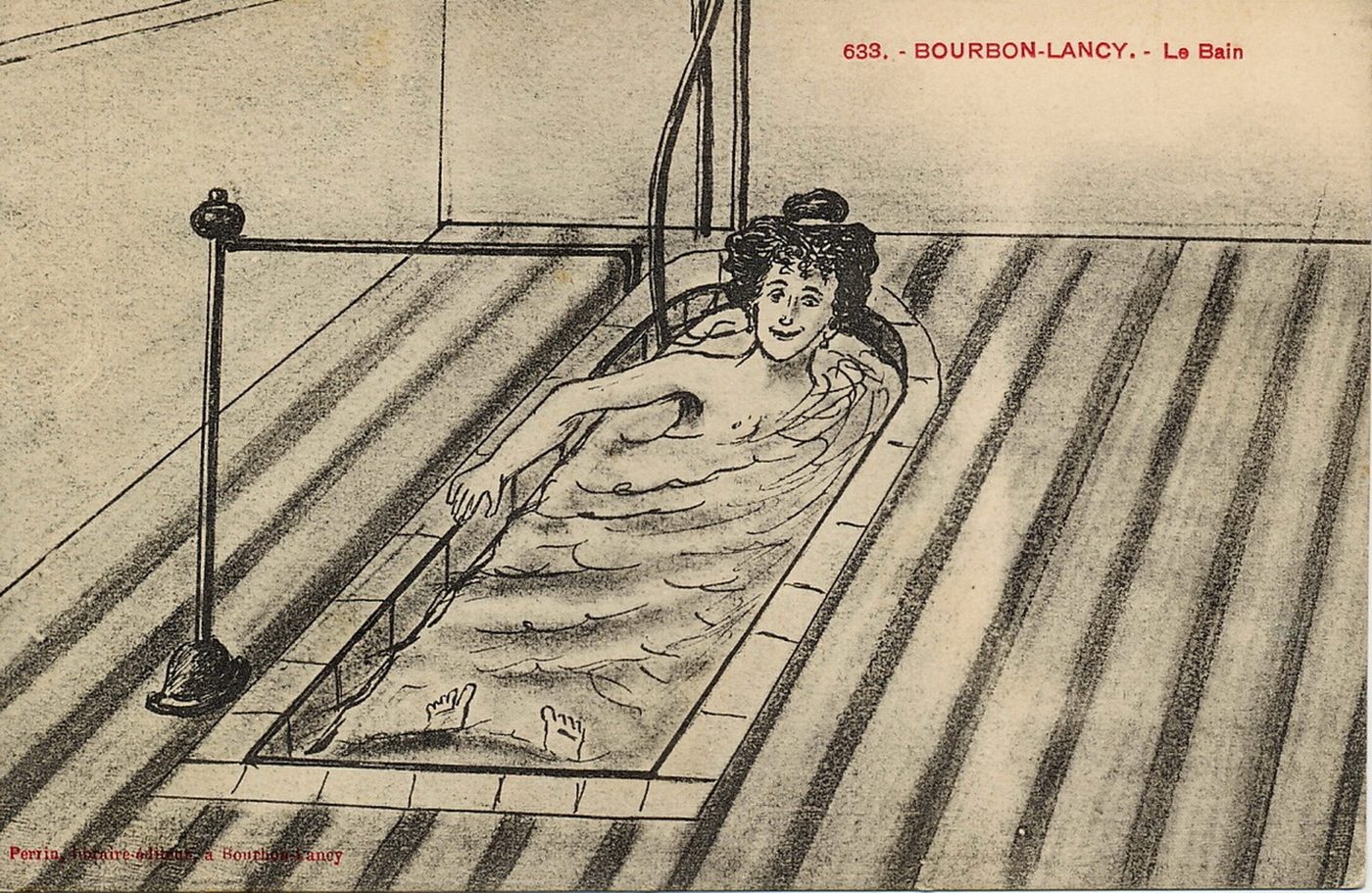 Bourbon-Lancy. Le bain.