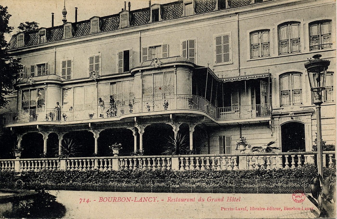 Bourbon-Lancy. Restaurant du grand hôtel.