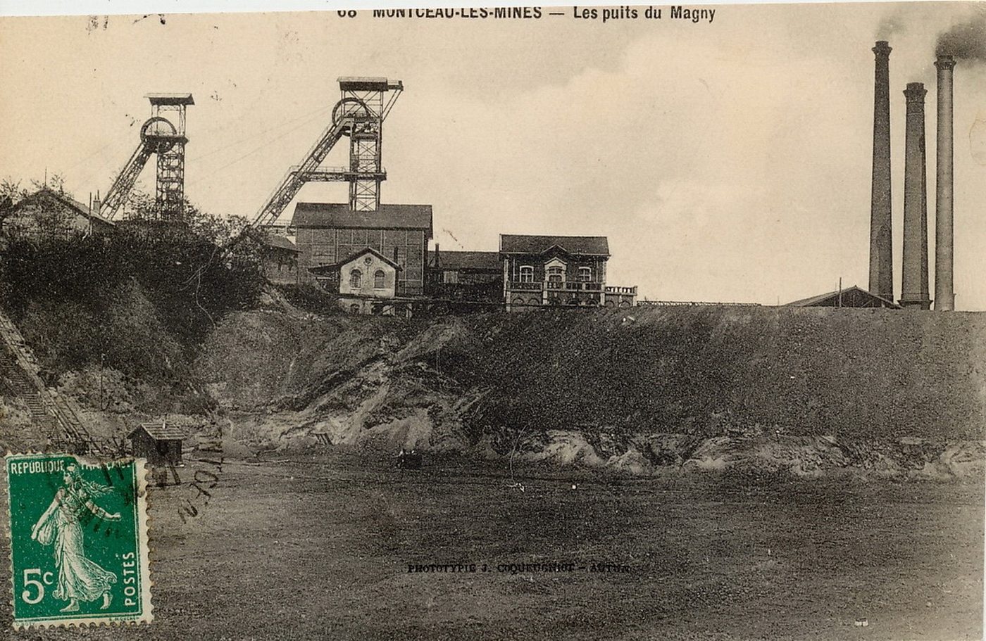 Montceau-les-Mines. Les puits du Magny.
