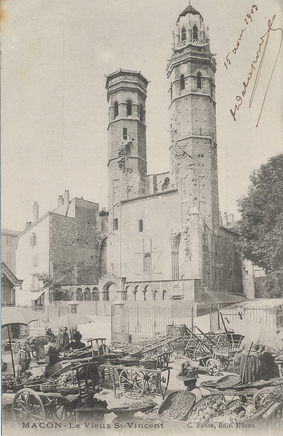 Mâcon. Le vieux Saint-Vincent.