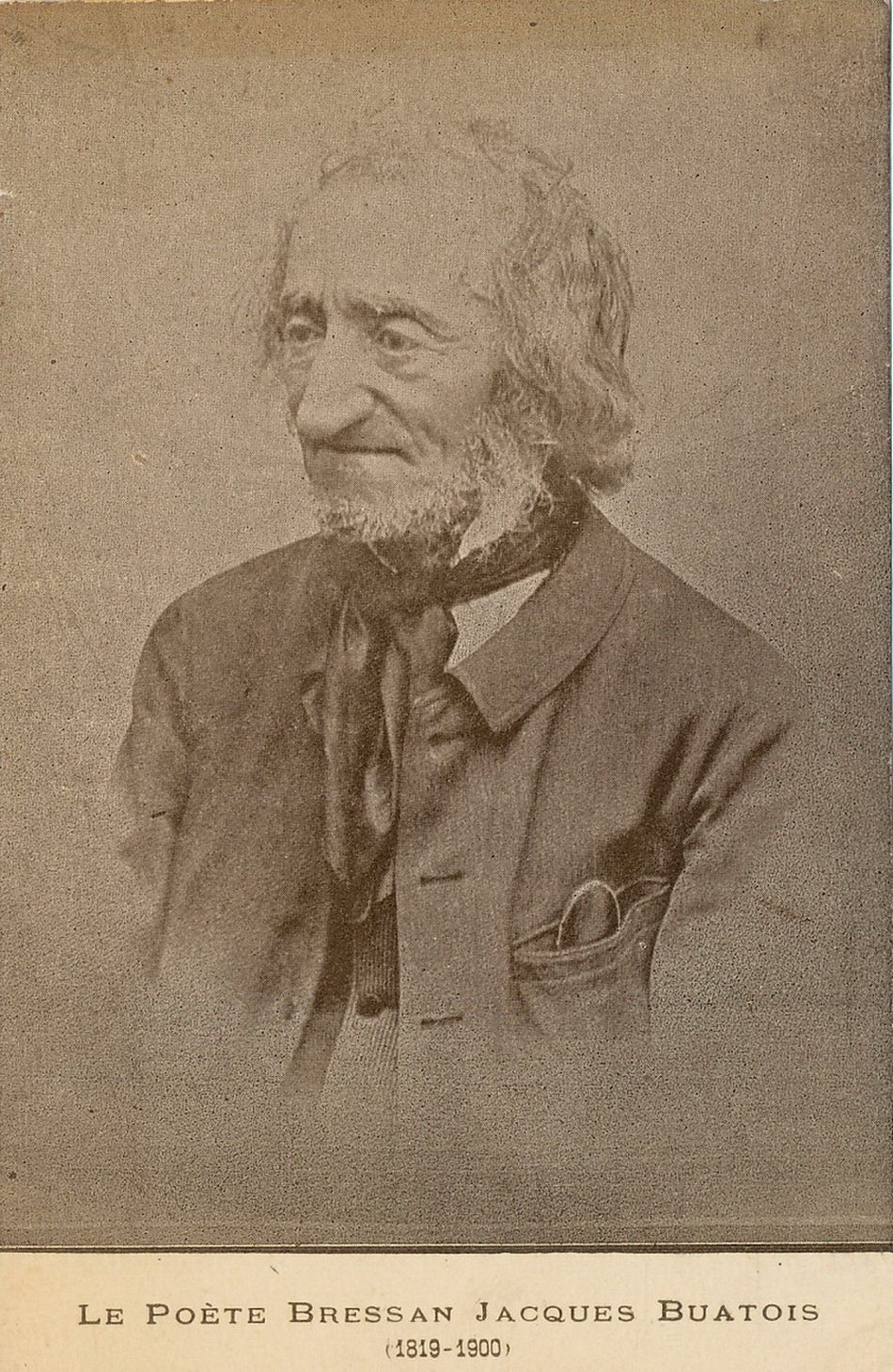 Le poète bressan Jacques Buatois (1819-1900).