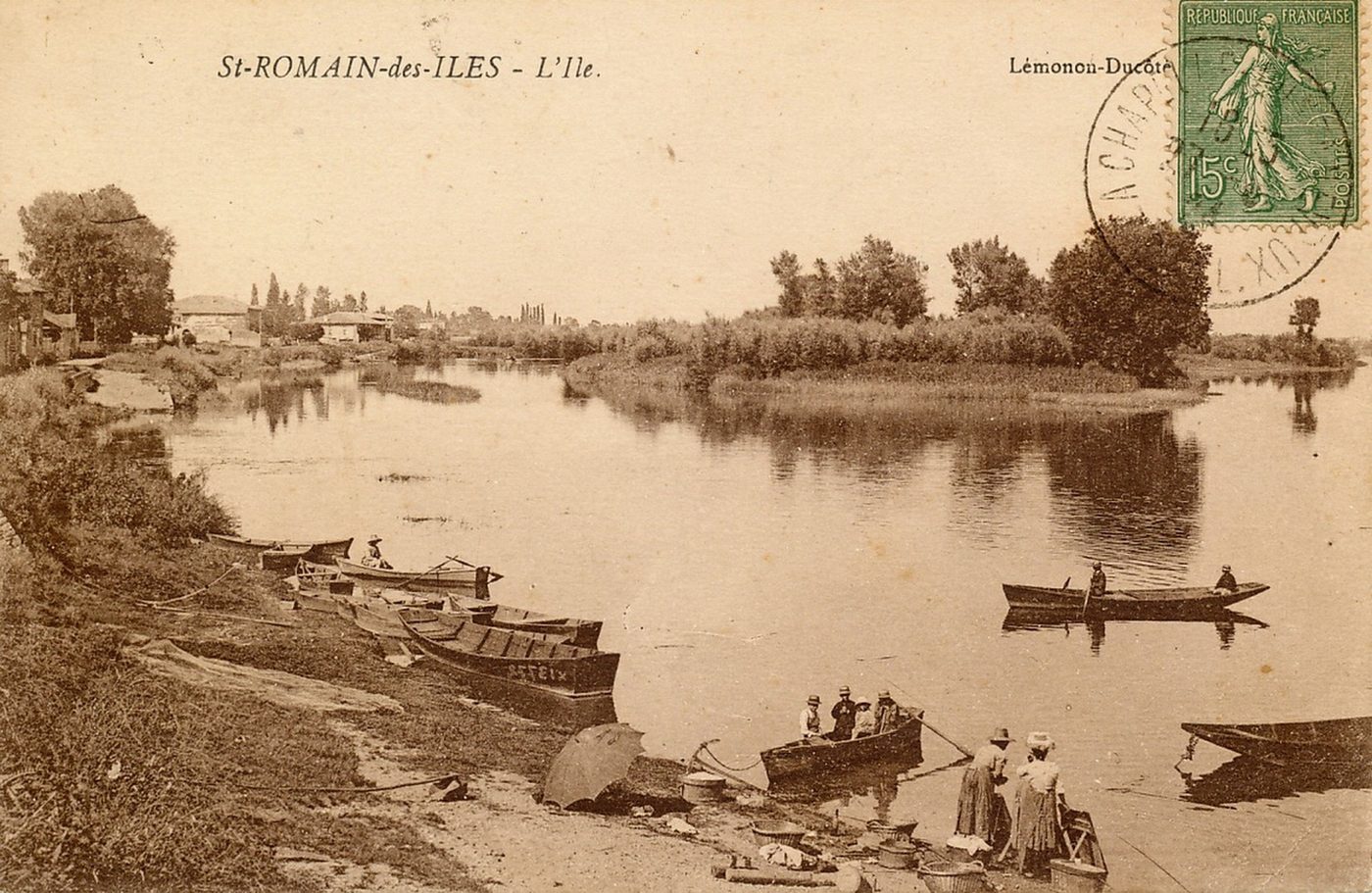 Saint-Romain-des-Iles. L'île.