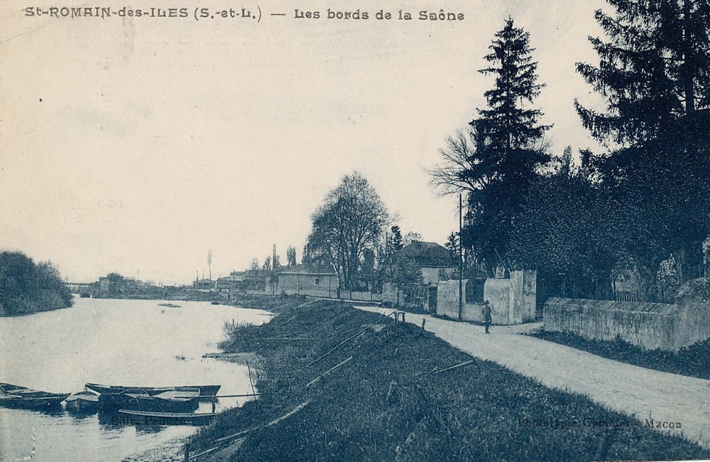 Saint-Romain-des-Iles. Les bords de la Saône.
