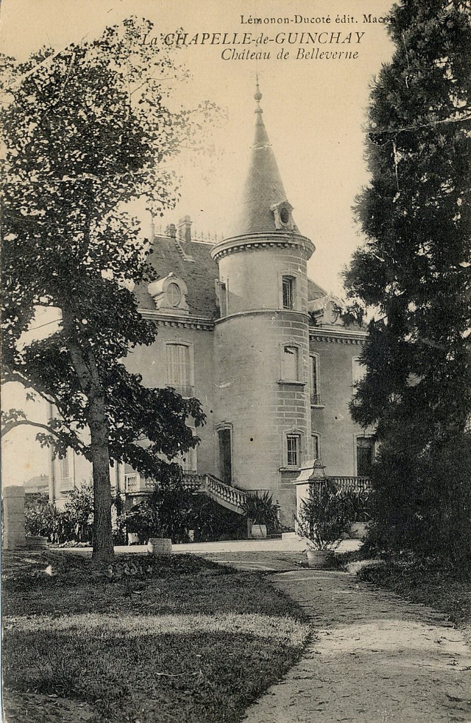 La Chapelle-de-Guinchay. Château de Belleverne.