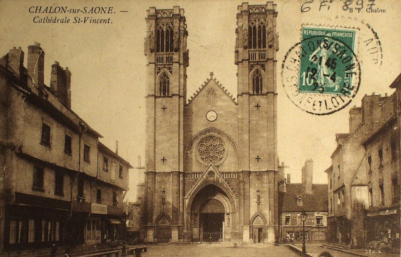 Chalon-sur-Saône. Cathédrale Saint Vincent.