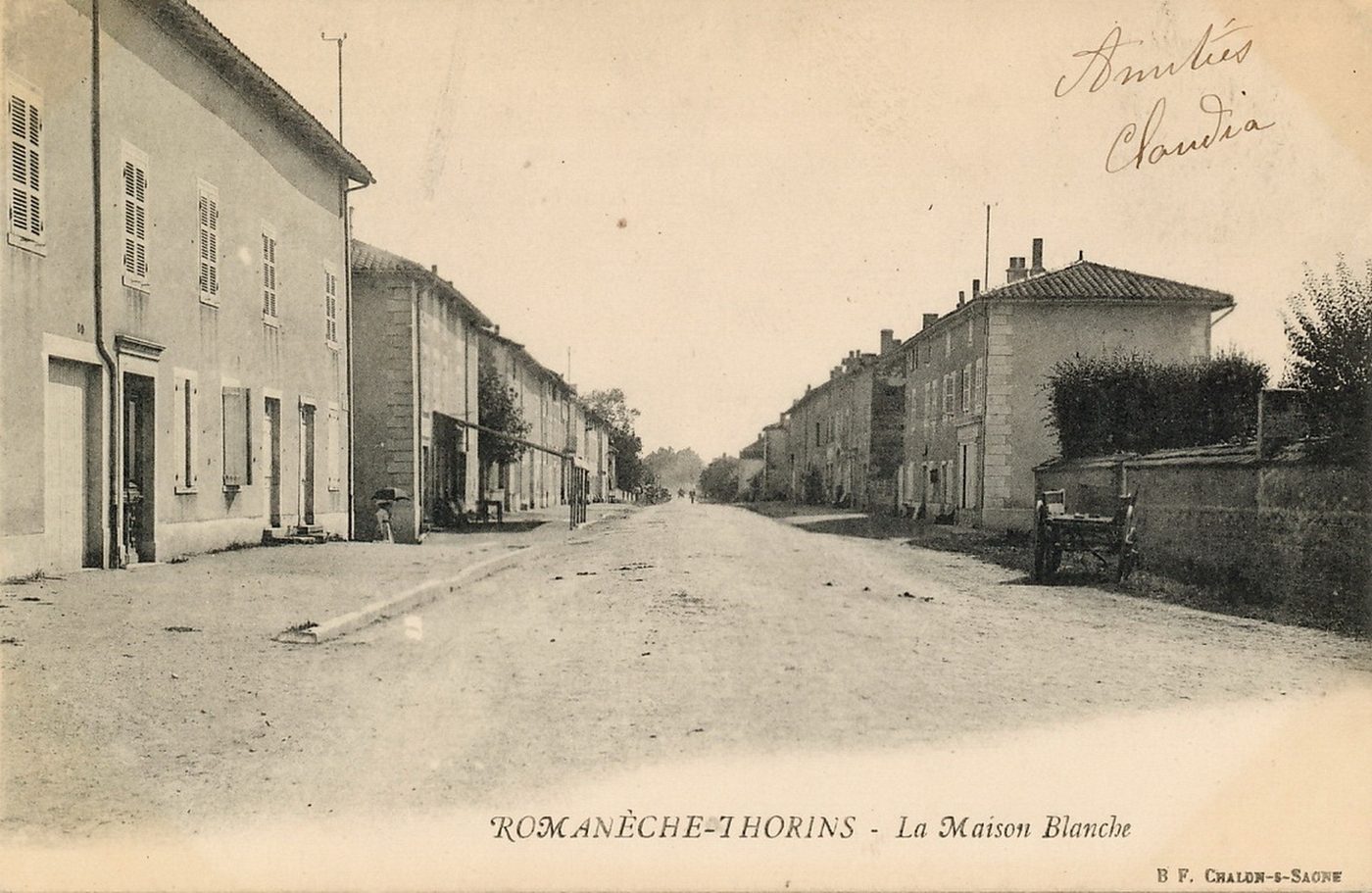 Romanèche-Thorins. La Maison blanche.