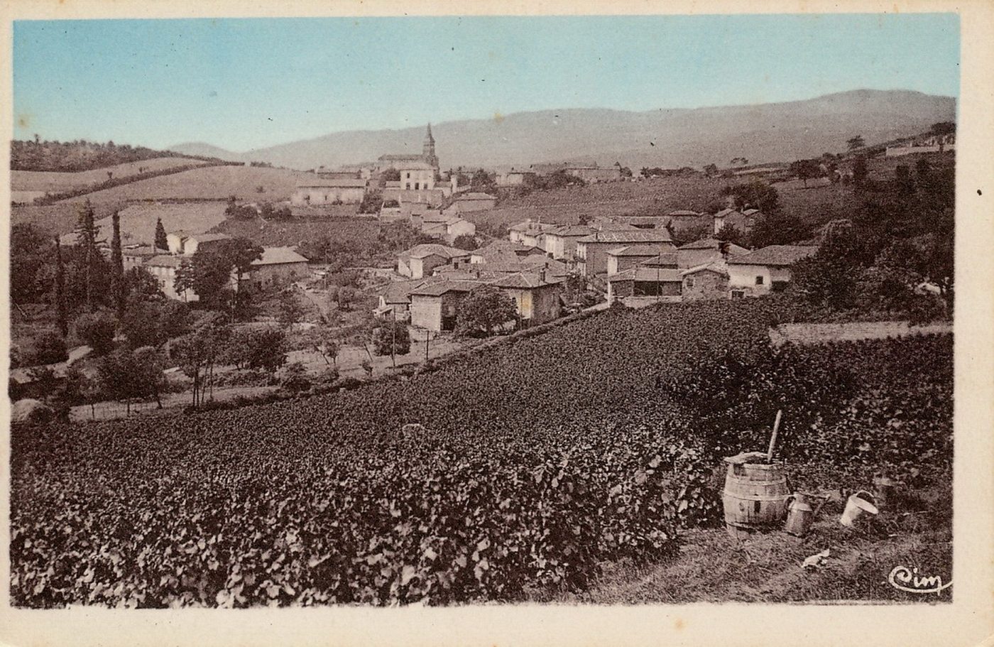 Pruzilly. Vue générale.