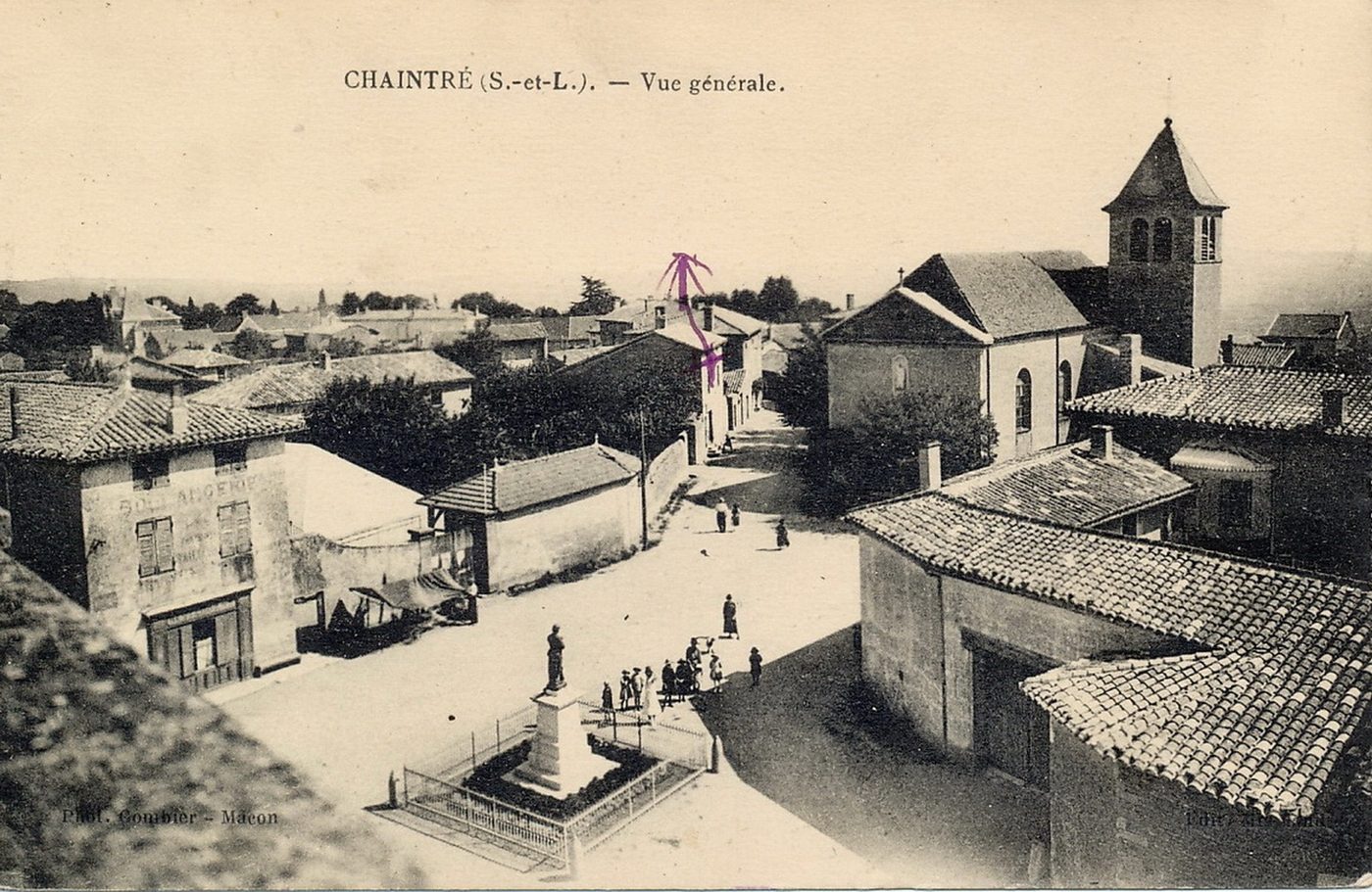 Chaintré. Vue générale.