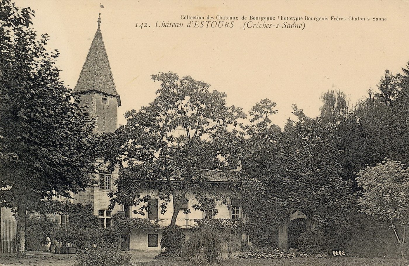 Château d'Estours (Crêches-sur-Saône).