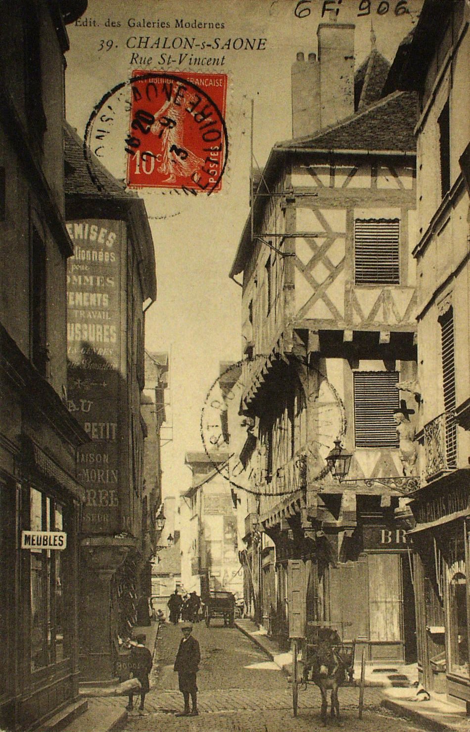 Chalon-sur-Saône. Rue Saint-Vincent.