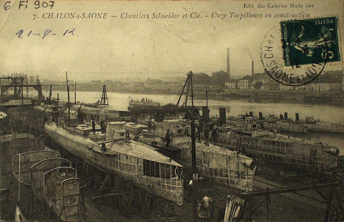 Chalon-sur-Saône. Chantiers Schneider et Compagnie.