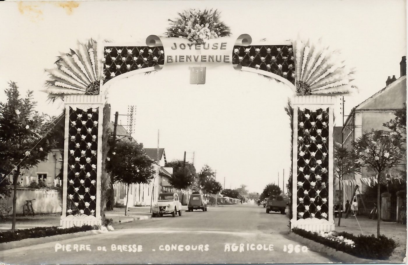 Pierre-de-Bresse. Concours agricole 1960.