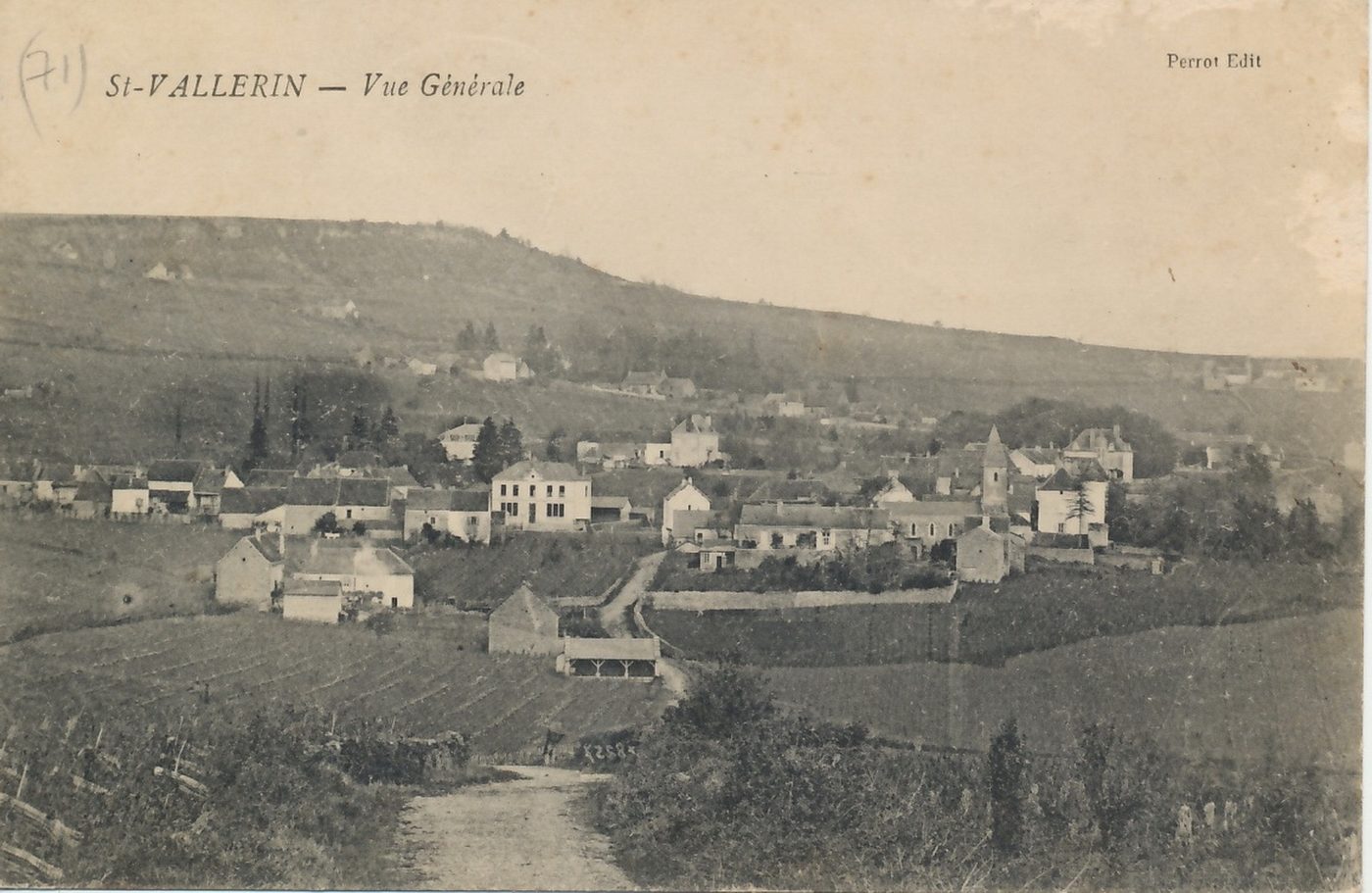 Saint-Vallerin. Vue générale.
