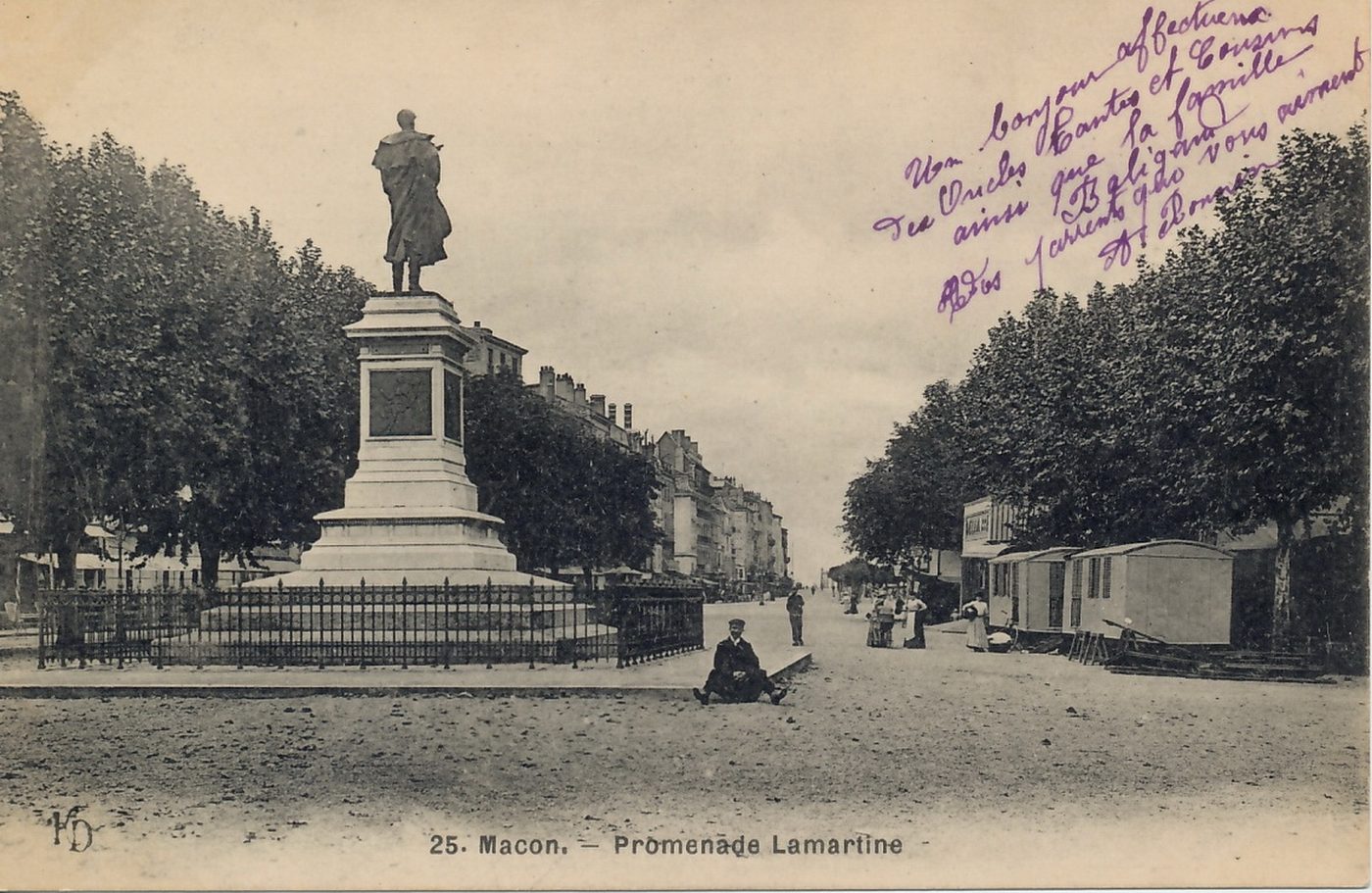 Mâcon. Promenade Lamartine.