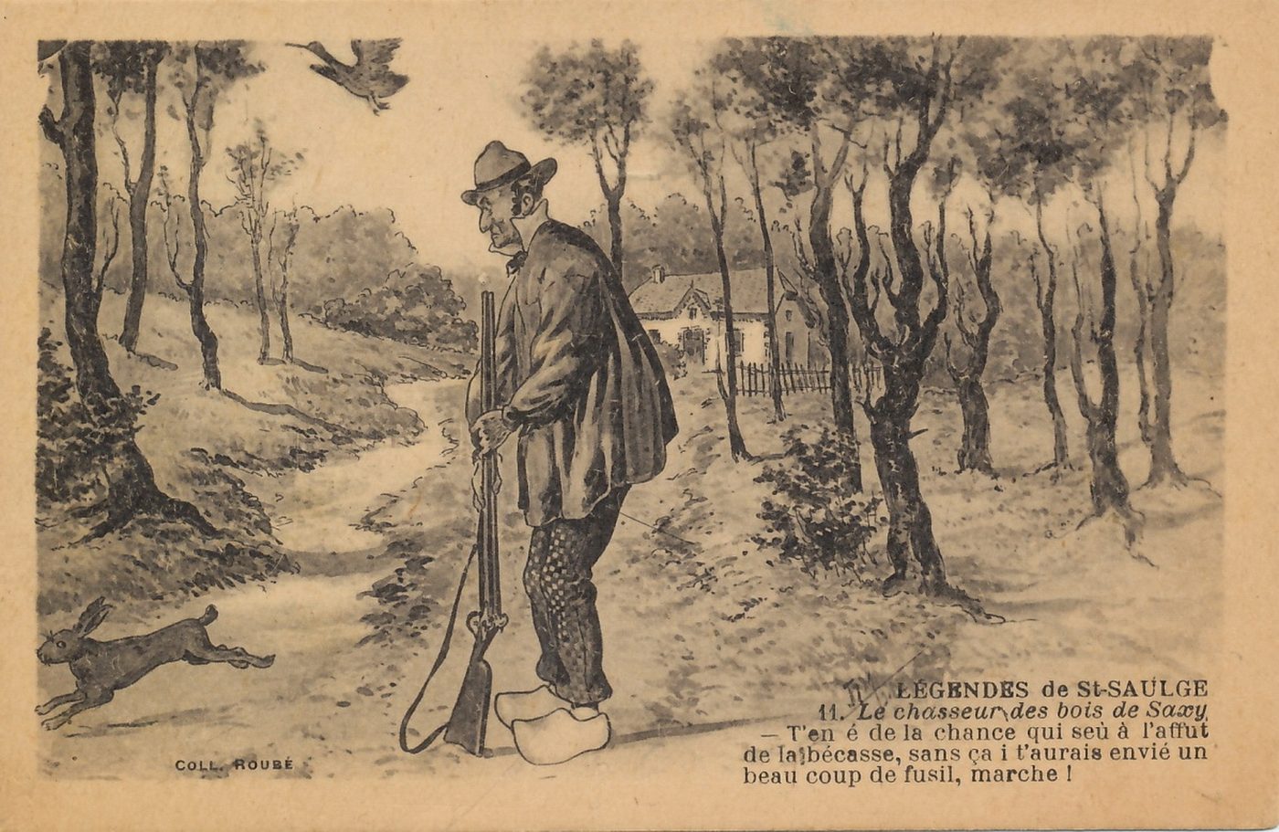 Légendes de Saint-Saulge. Le chasseur des bois de Saxy.
